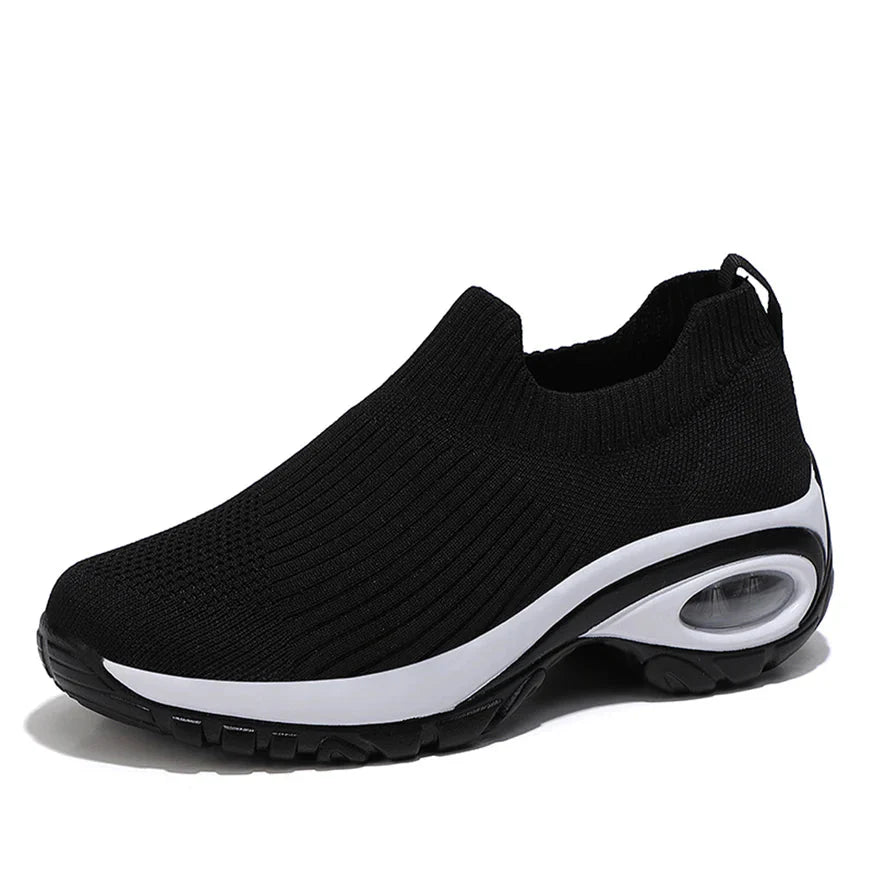 Women's Lightweight Airy Platform Sneakers Comfortable Walking Shoes