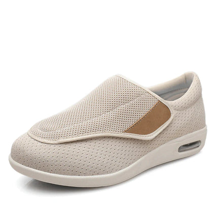 Comfortable Wide Fit Walking Shoes for Diabetics with Adjustable Strap