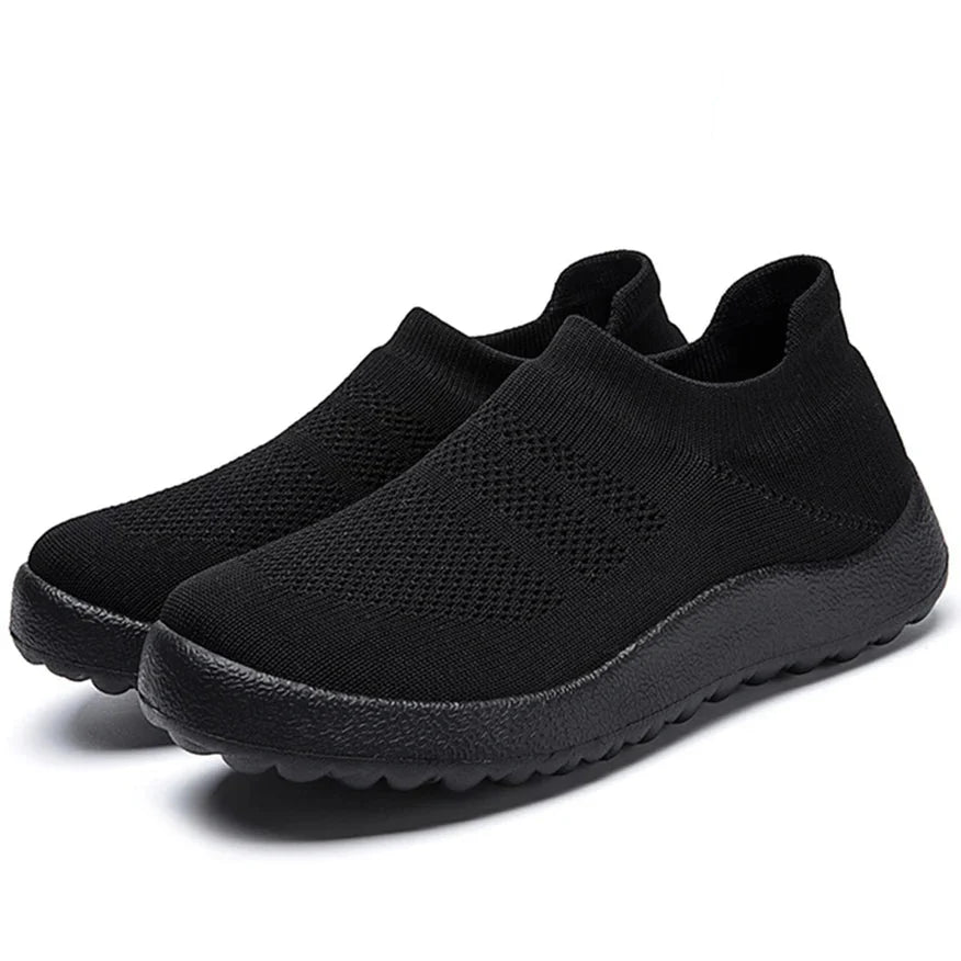 Women's Airy Breathable Slip-On Sneakers Comfortable Walking Shoes