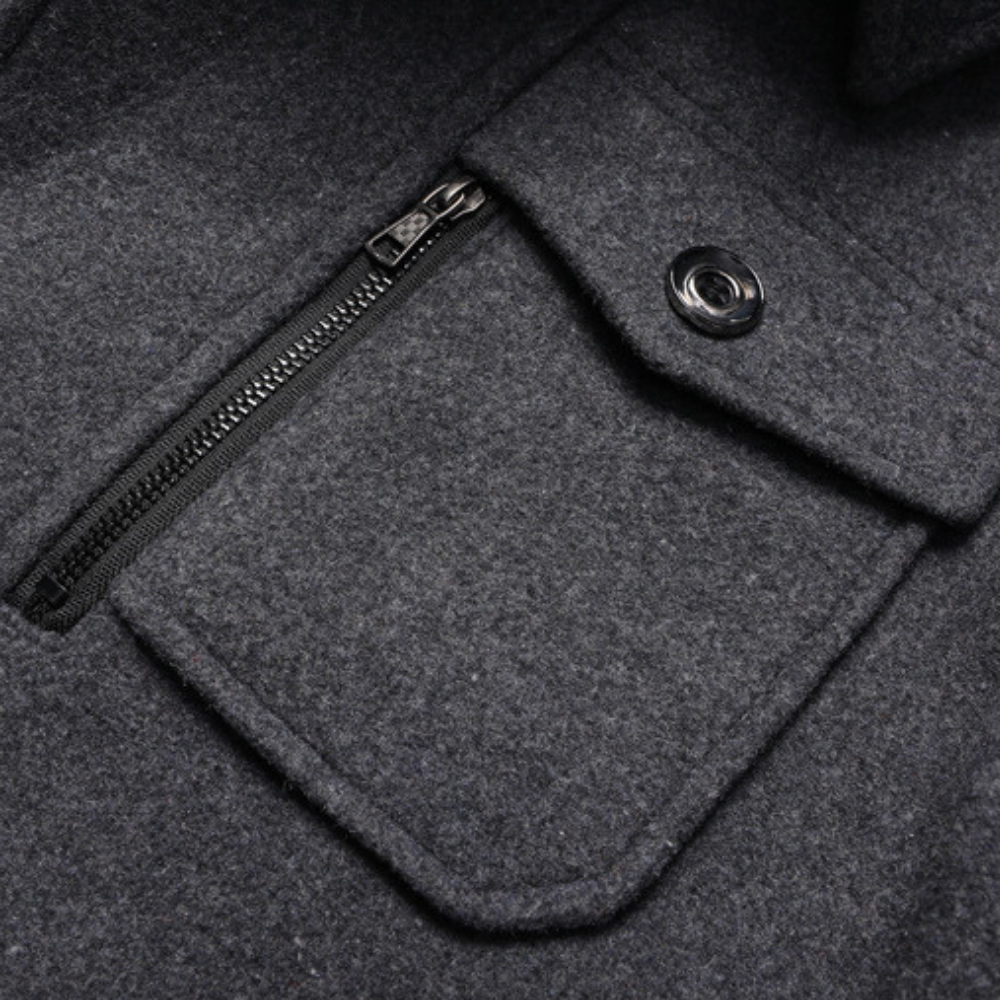Men's Double Layer Winter Coat Warm