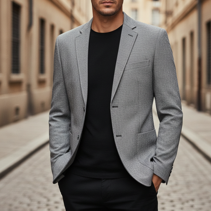 Men’s Slim Fit Blazer Two Button Casual Suit Jacket