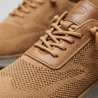 Men Orthopedic Sneakers Knit Walking Shoes Lace Up Support
