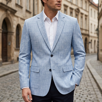 Men’s Blazer Slim Fit Two Button Casual Suit Jacket