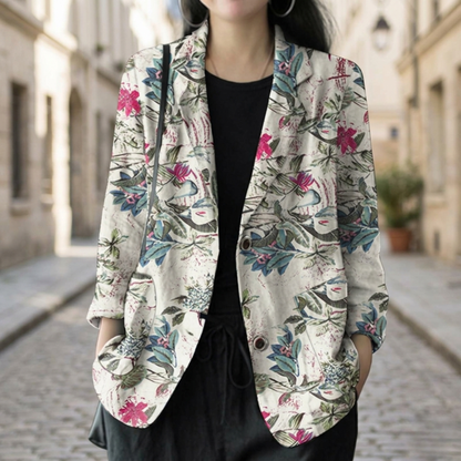 Women’s Floral Print Casual Patterned Blazer