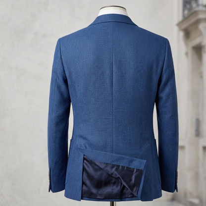 Men’s Slim Fit Blazer Two-Button Casual Suit Jacket