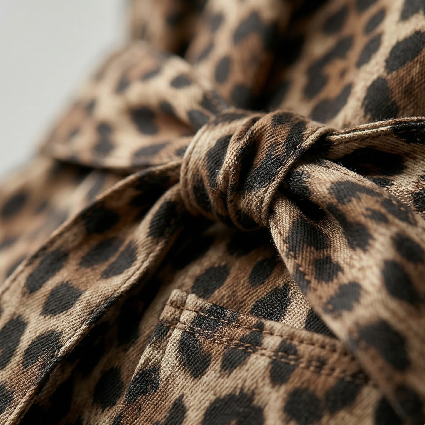 Women’s Leopard Print Blazer Two-Piece Set
