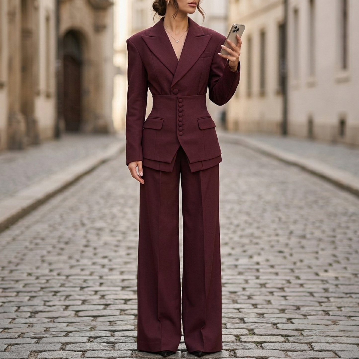 Women’s Tailored Blaizer Suit Set