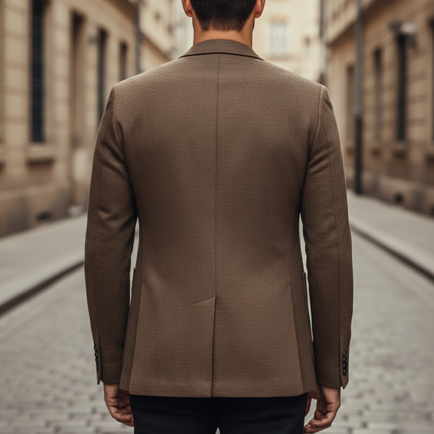 Men’s Slim Fit Blazer Two Button Casual Suit Jacket