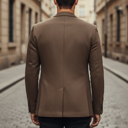 Men’s Slim Fit Blazer Two Button Casual Suit Jacket