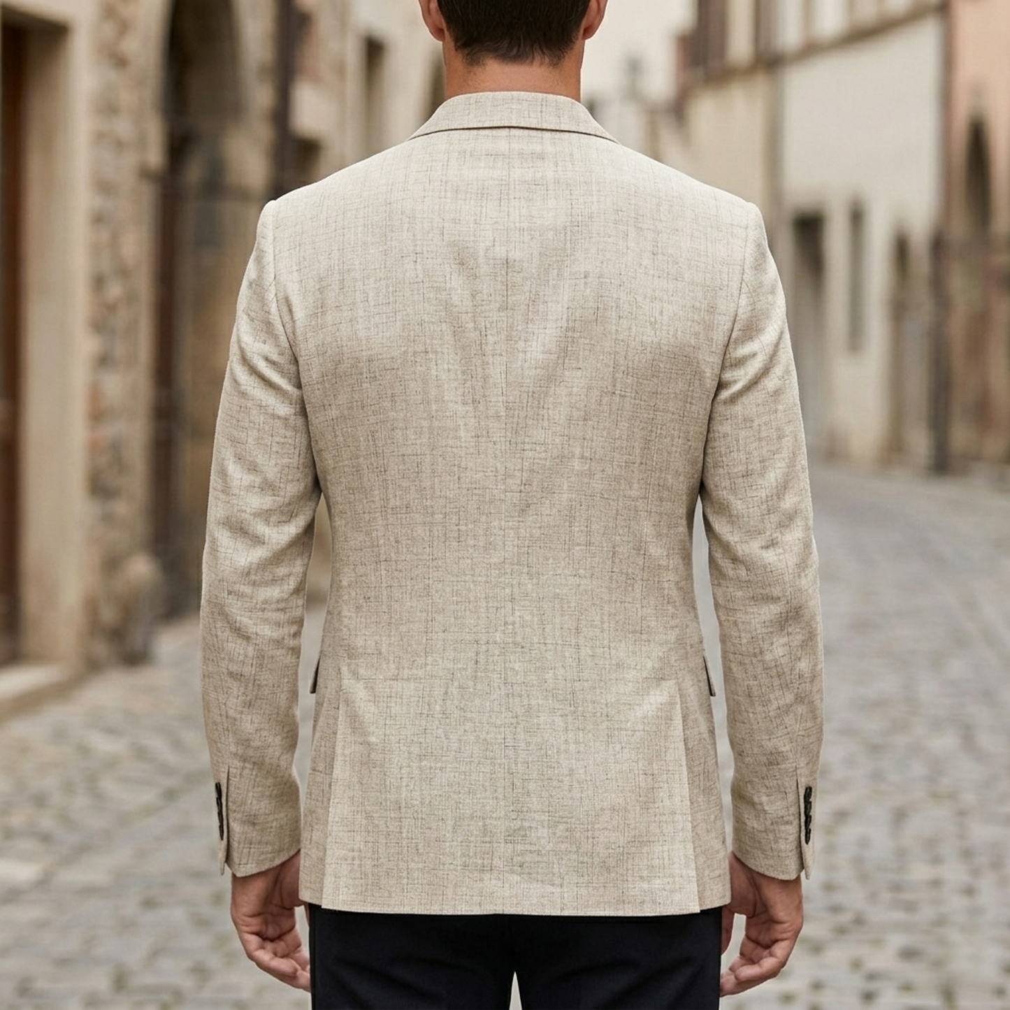 Men’s Blazer Slim Fit Two Button Casual Suit Jacket