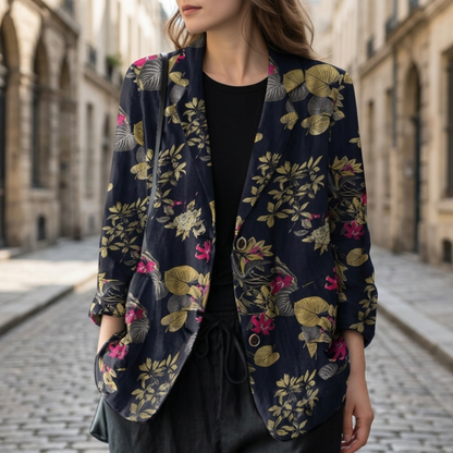 Women’s Floral Print Casual Patterned Blazer