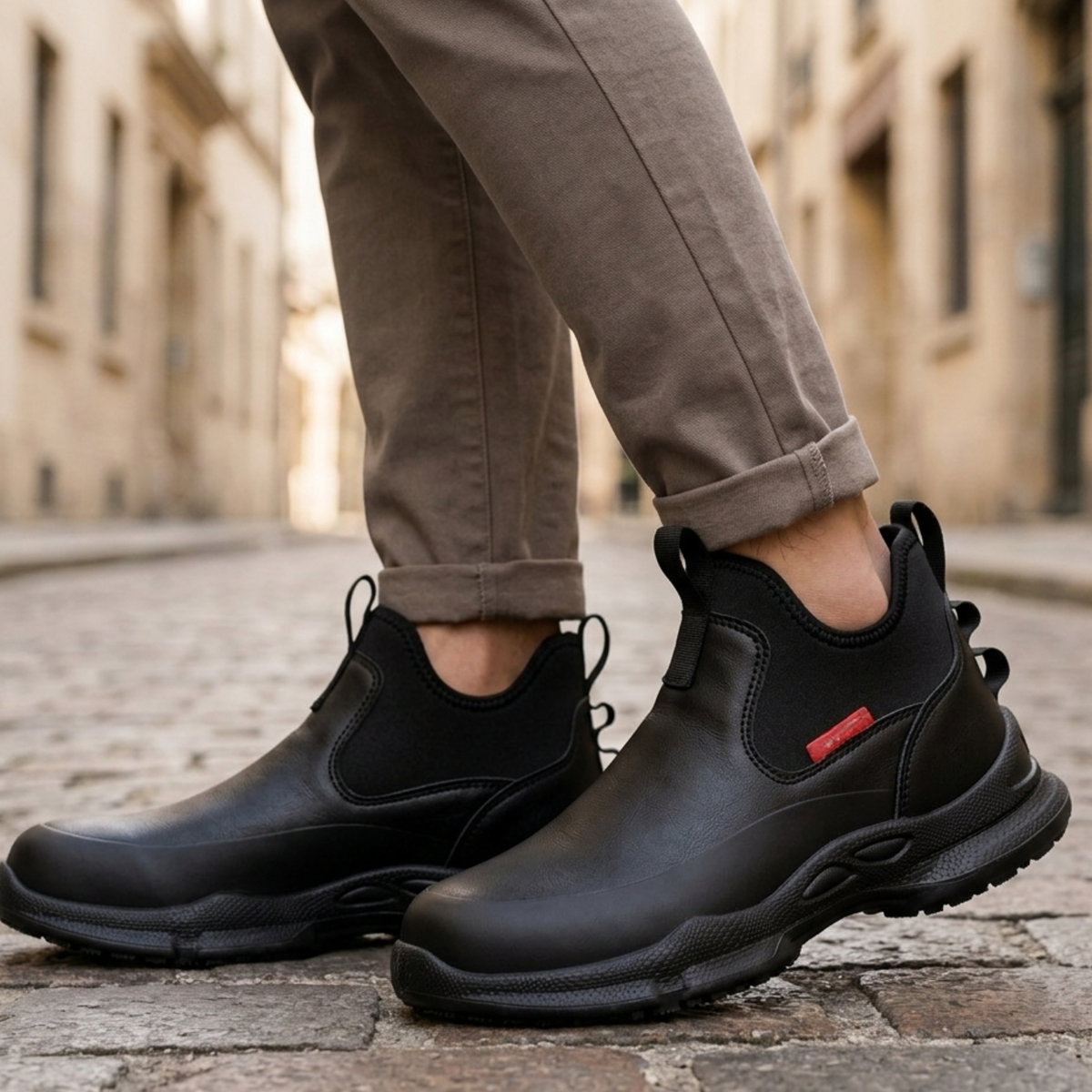 Unisex Slip-On Waterproof Safety Work Shoes