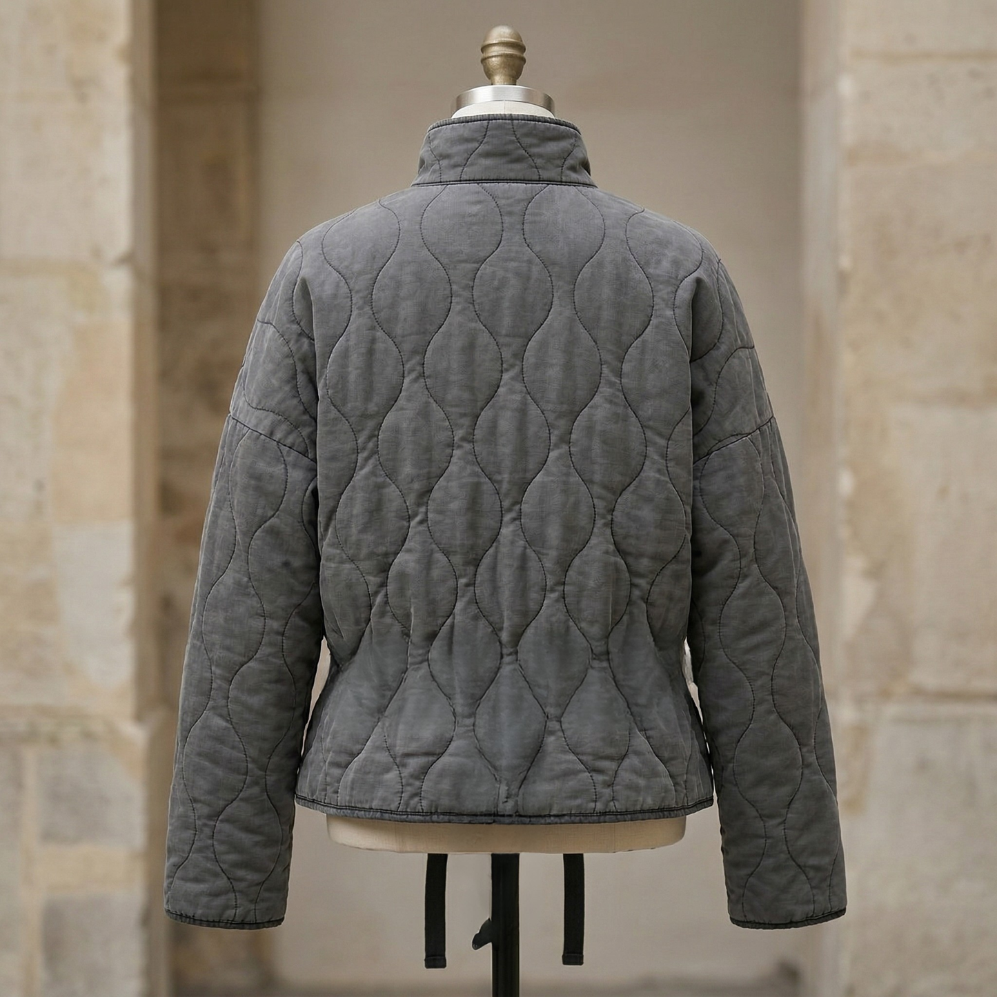 Quilted Jacket Women Lightweight Zip Up Padded Coat