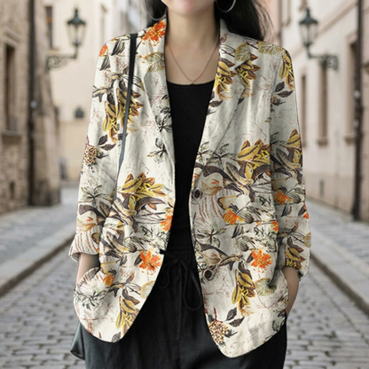 Women’s Floral Print Casual Patterned Blazer