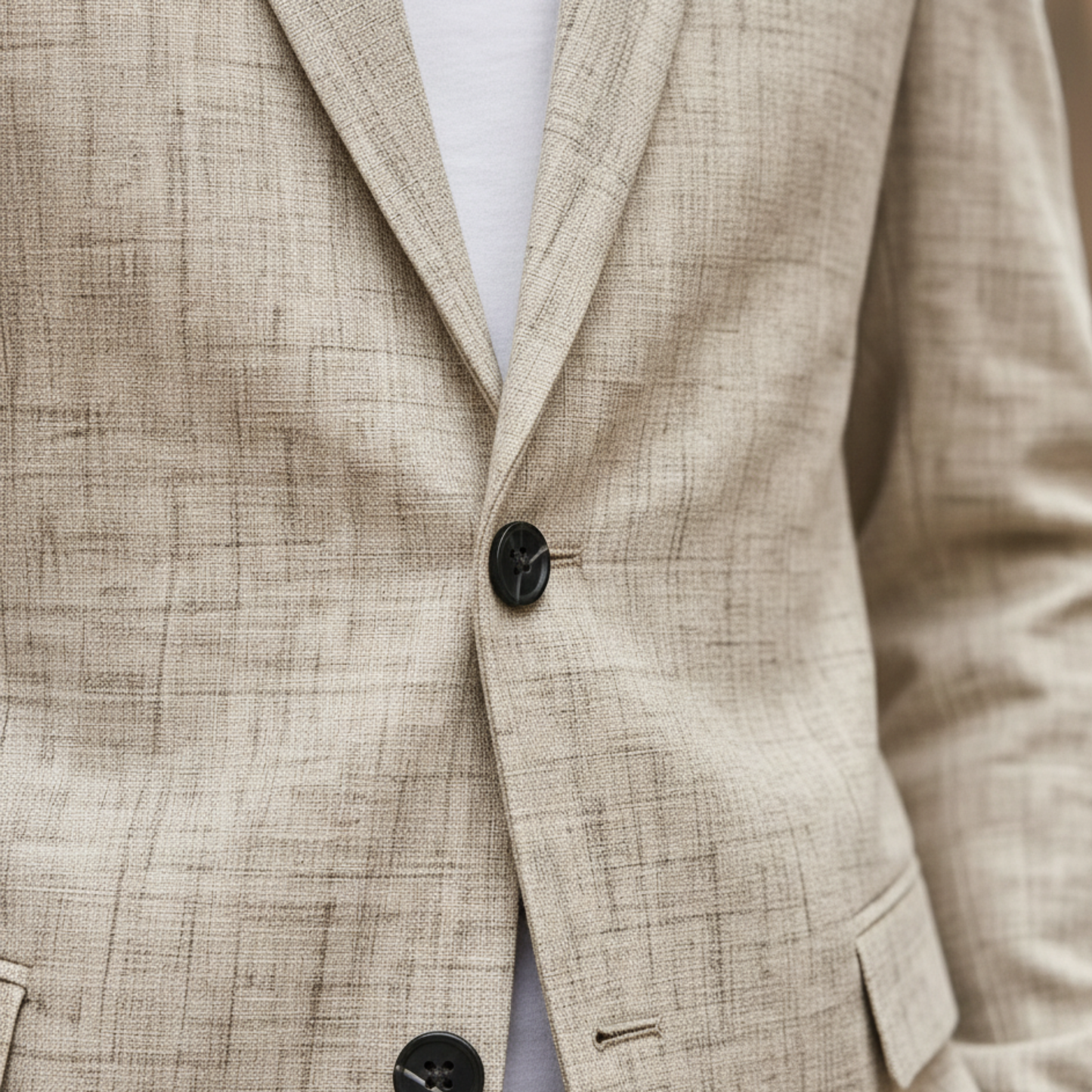Men’s Blazer Slim Fit Two Button Casual Suit Jacket
