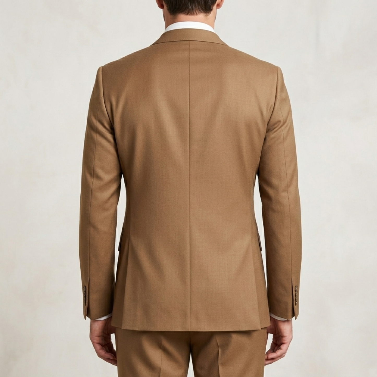 Men’s Double-Breasted Slim Fit Formal Blazer with Peak Lapel