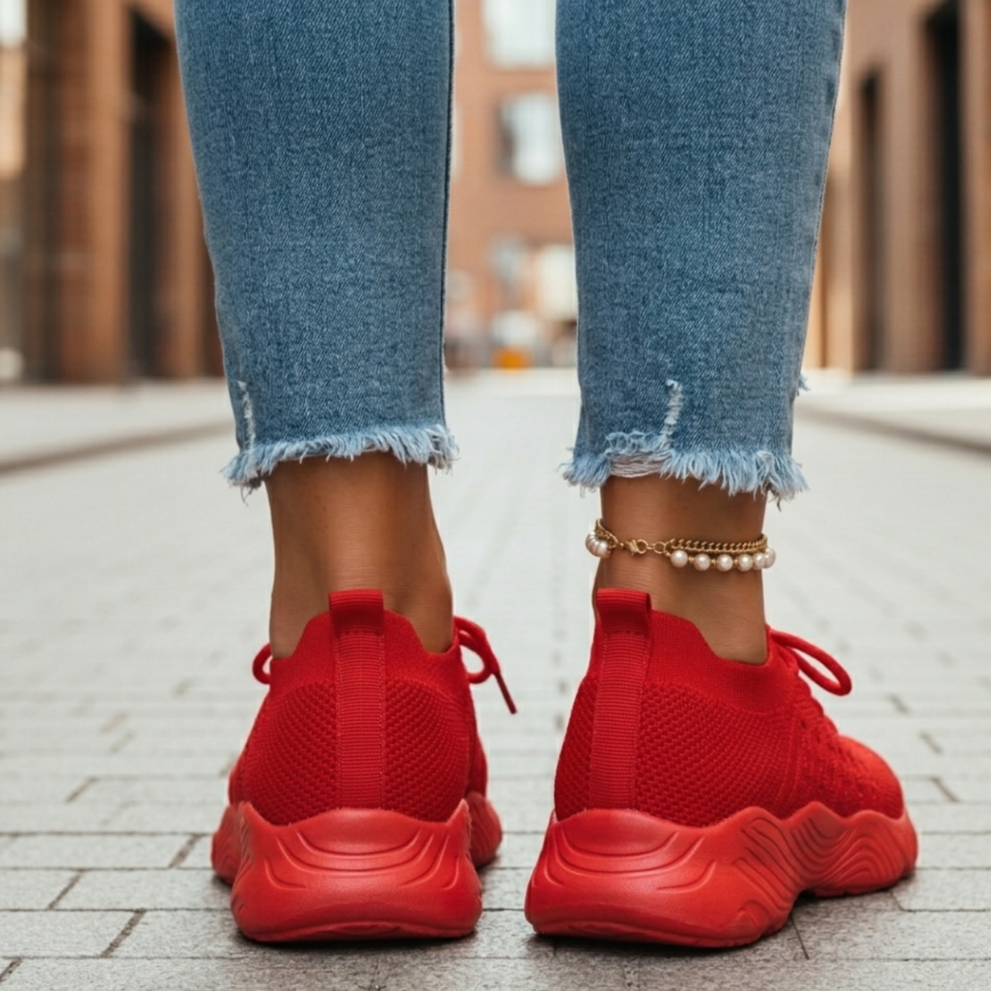 Women’s Knit Athletic Sneakers