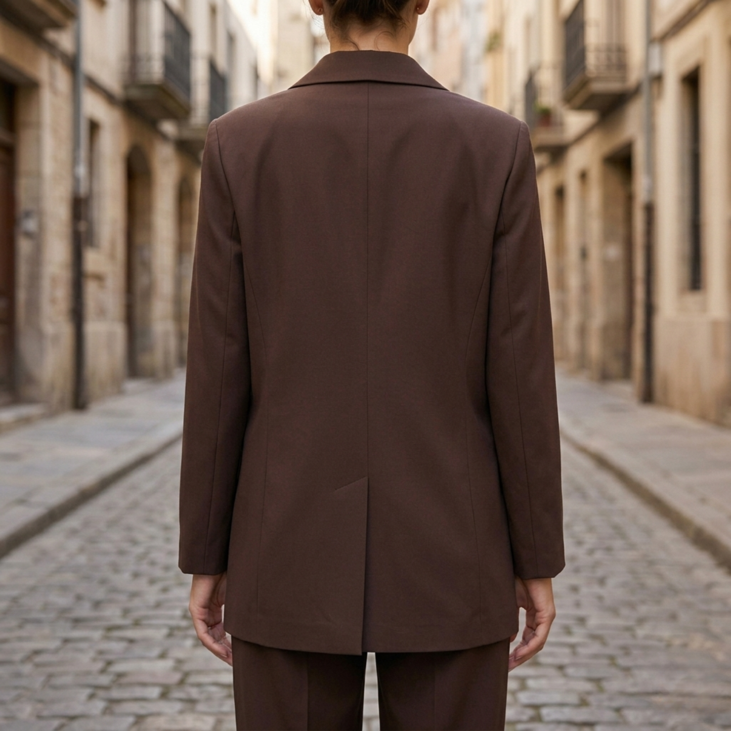 Women’s Double-Breasted Blazer Oversized Tailored
