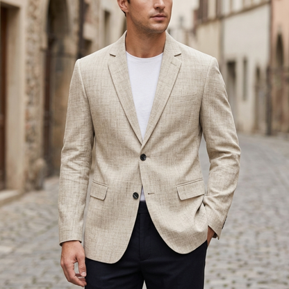 Men’s Blazer Slim Fit Two Button Casual Suit Jacket
