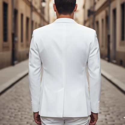 Men’s Slim Fit Blazer Single Button Casual Suit Jacket
