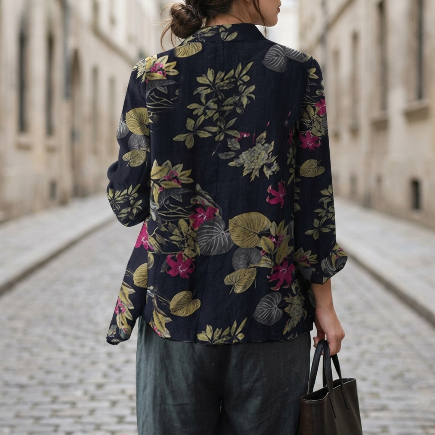 Women’s Floral Print Casual Patterned Blazer