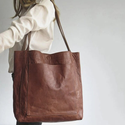 Luxury Genuine Leather Tote Bag