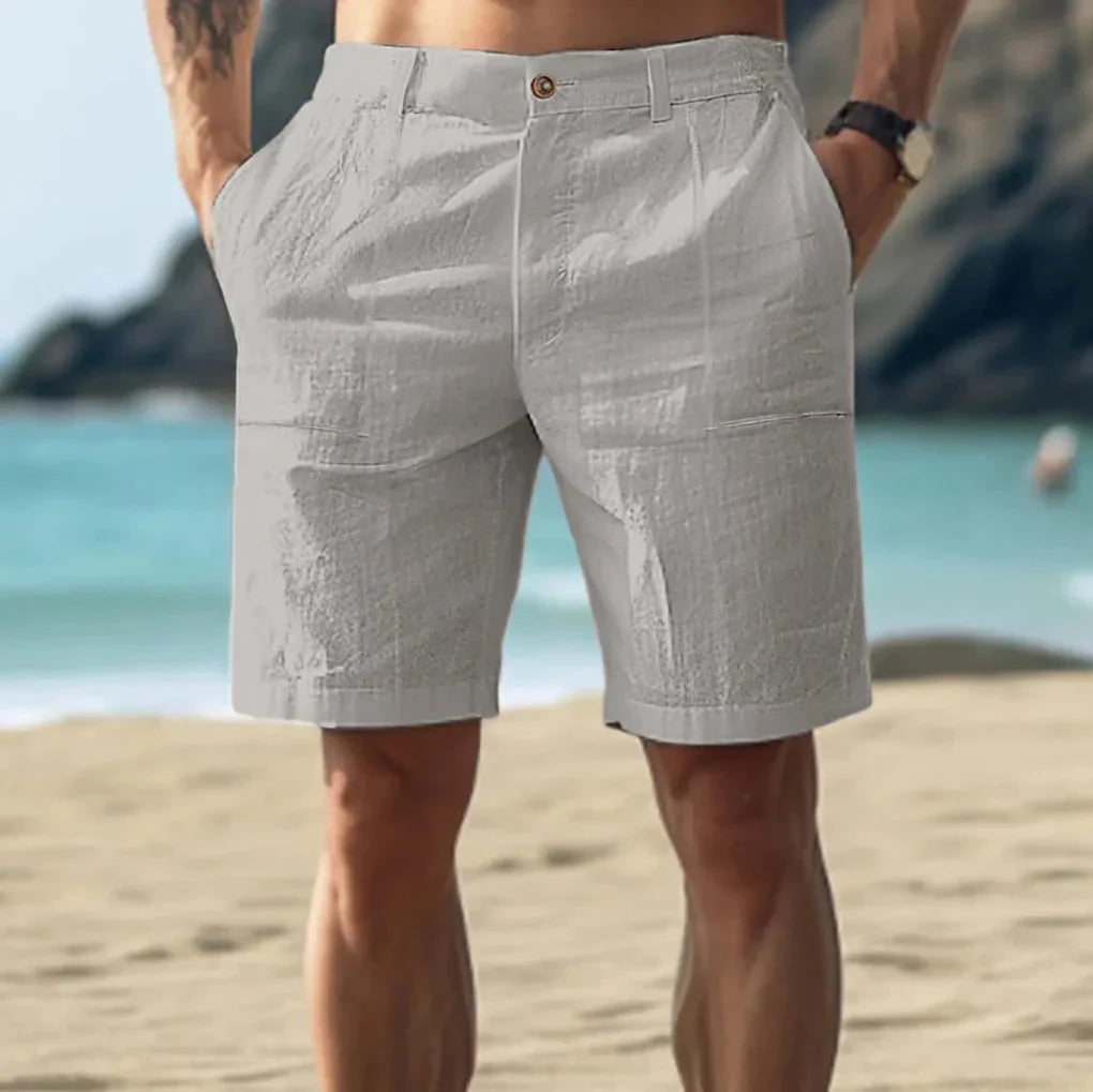 Men's Linen Casual Shorts