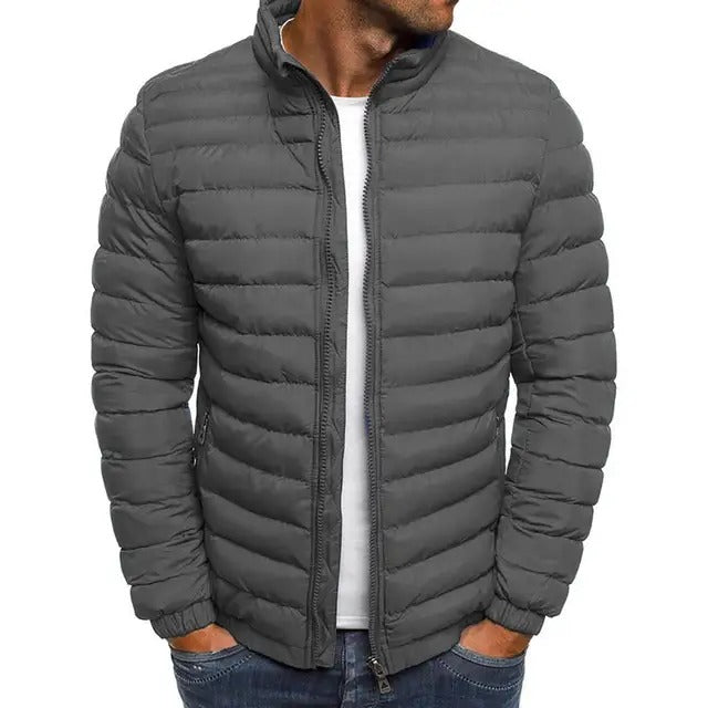 Men's Mid Season Jacket Stand Up Collar