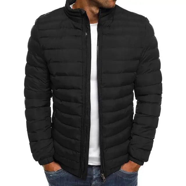 Men's Mid Season Stand Up Collar Jacket - VibreMode
