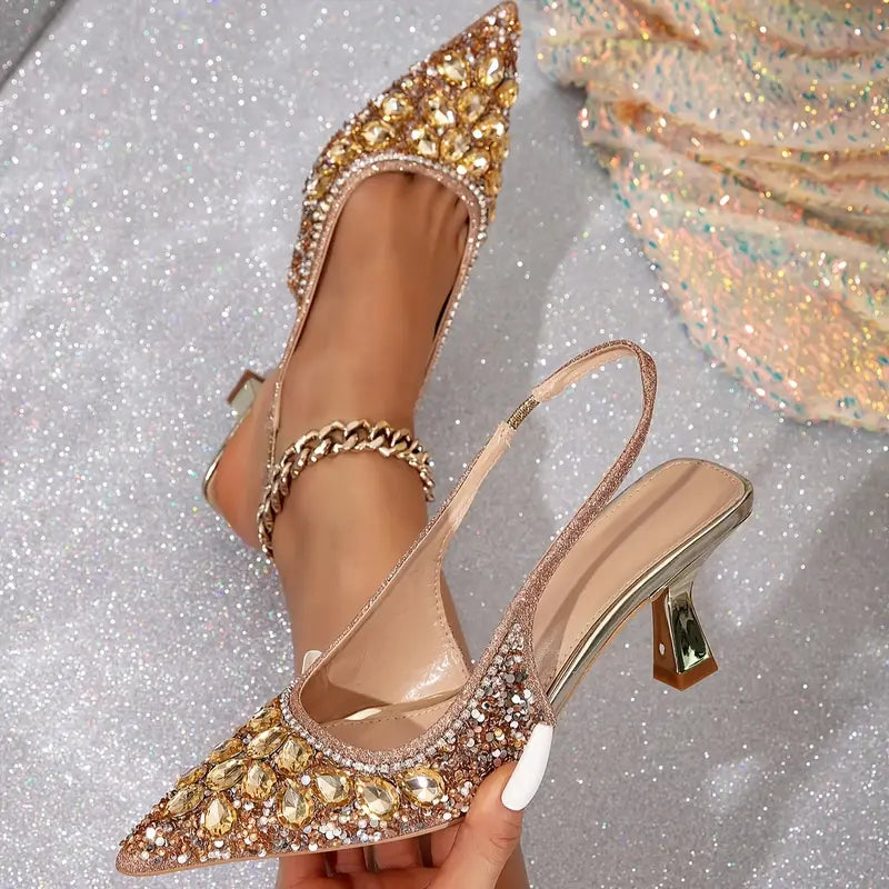 Women's High Heel Slim Evening Shoes