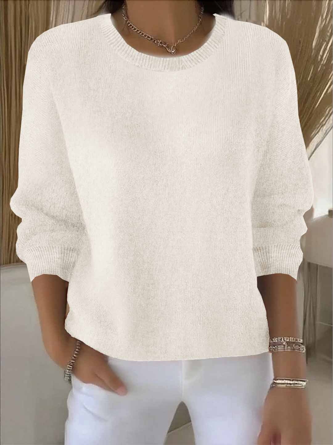 Evelyn | Ladies' Lightweight Crew Neck Pullover