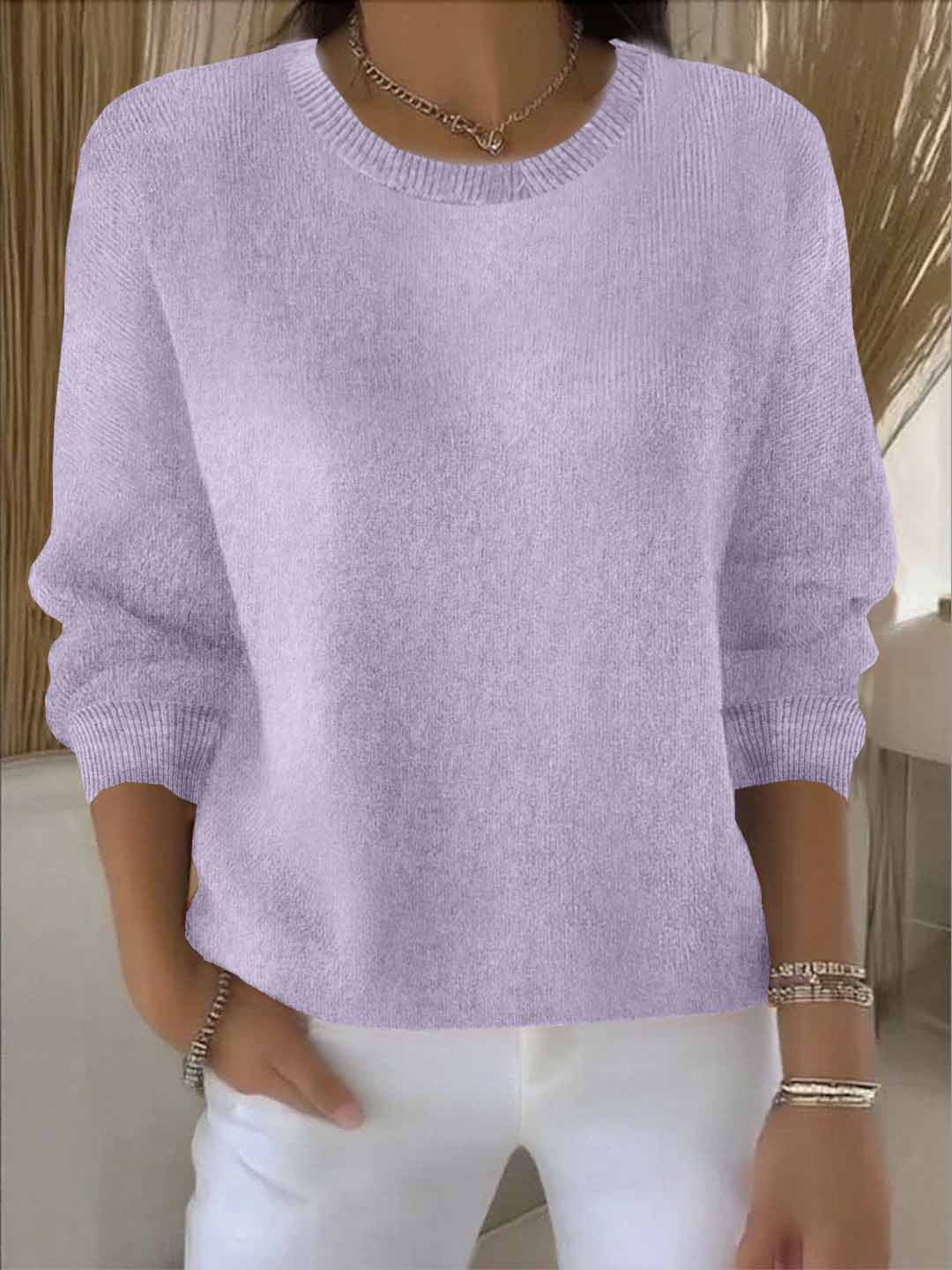 Evelyn | Ladies' Lightweight Crew Neck Pullover