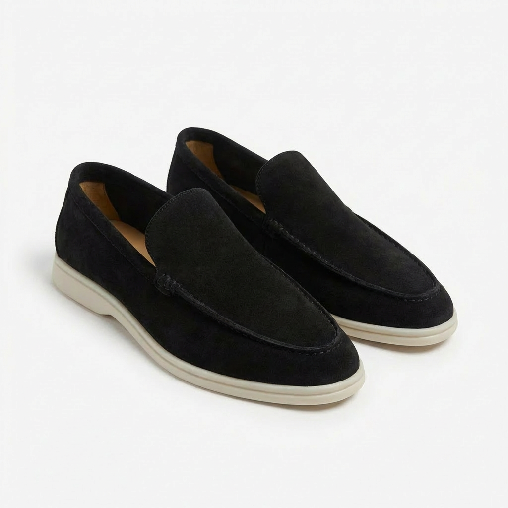 Comfortable Men's Slip-On Leather Loafers Shoes