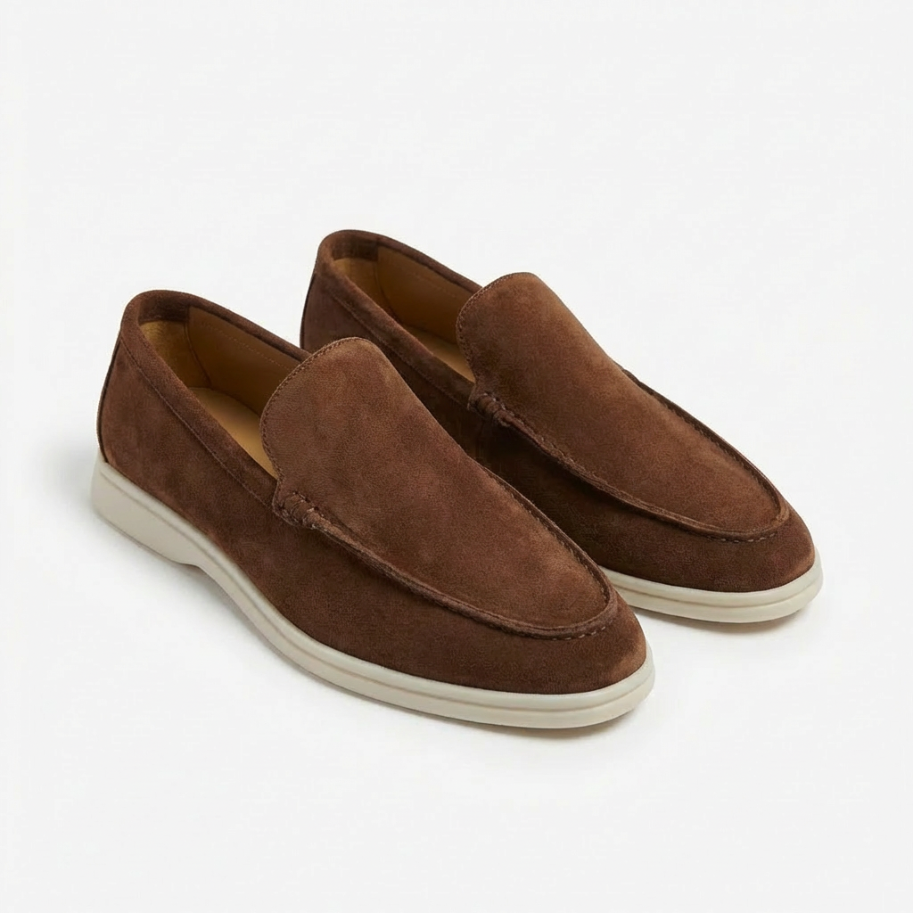 Comfortable Men's Slip-On Leather Loafers Shoes