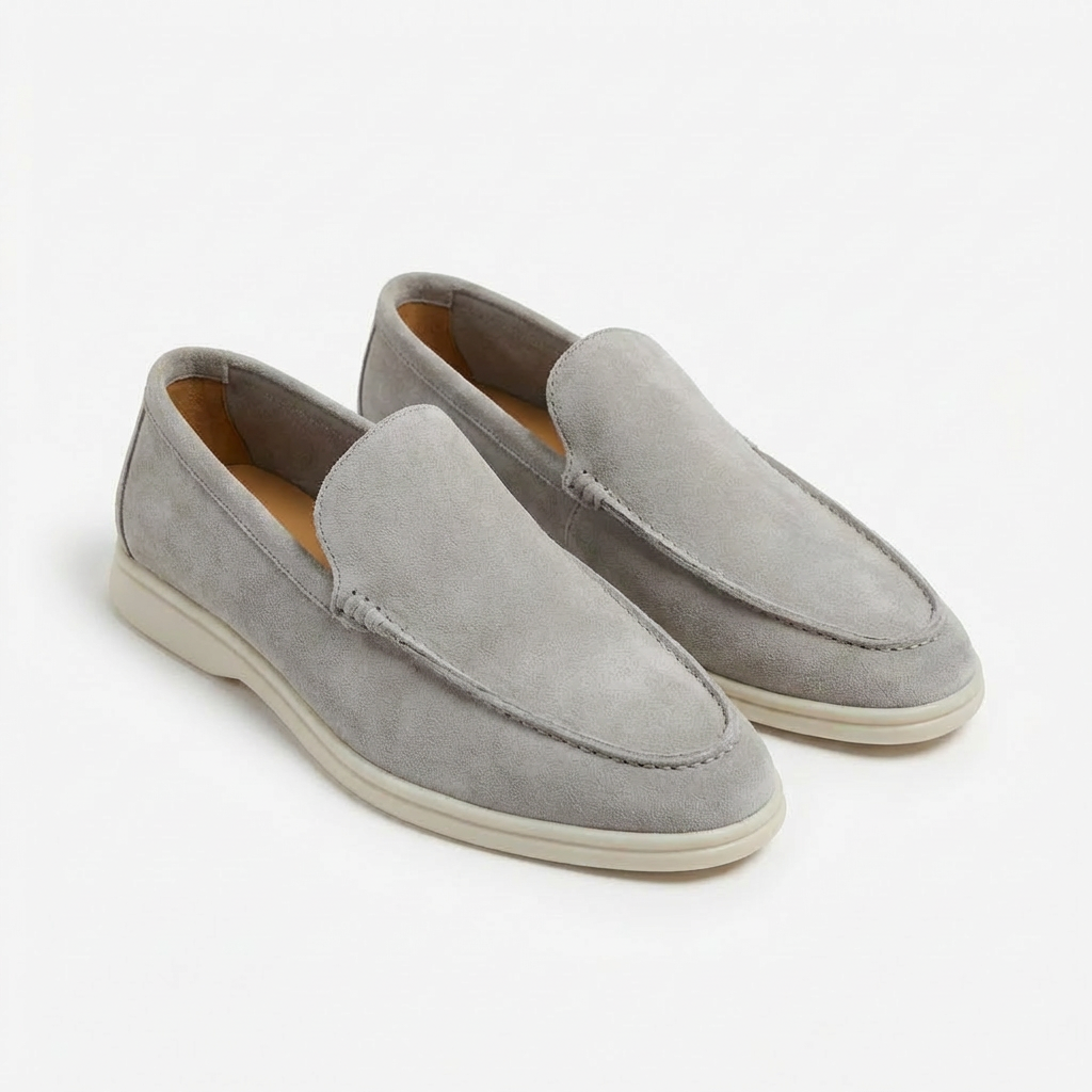 Comfortable Men's Slip-On Leather Loafers Shoes