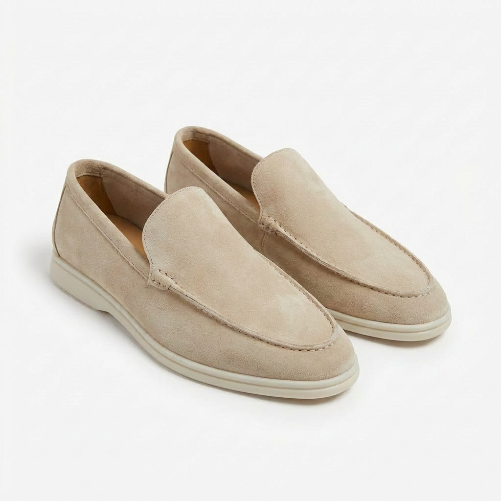 Comfortable Men's Slip-On Leather Loafers Shoes