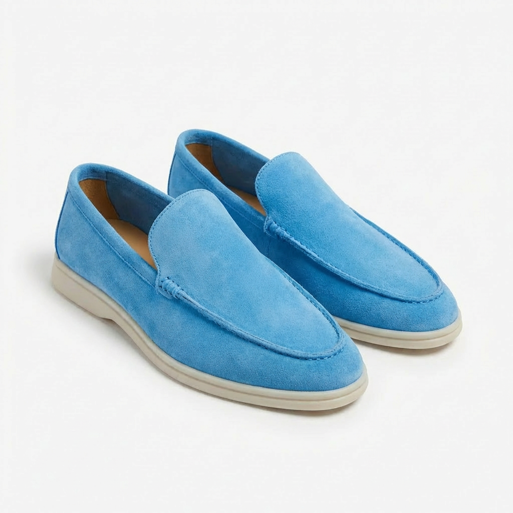 Comfortable Men's Slip-On Leather Loafers Shoes