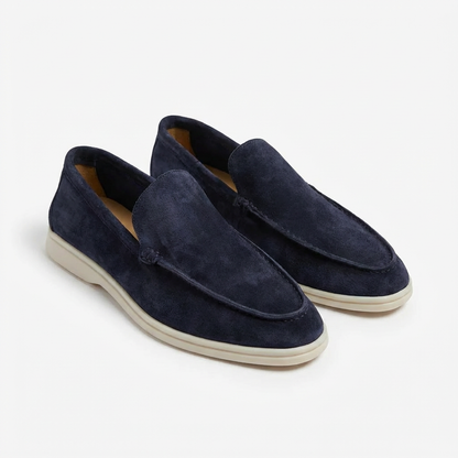 Comfortable Men's Slip-On Leather Loafers Shoes - VibreMode