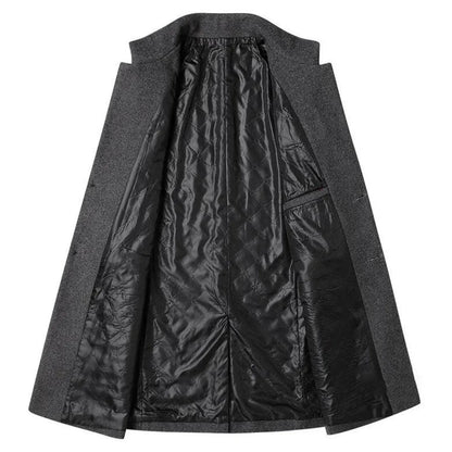 Men's Long Formal Coat Timeless Elegance