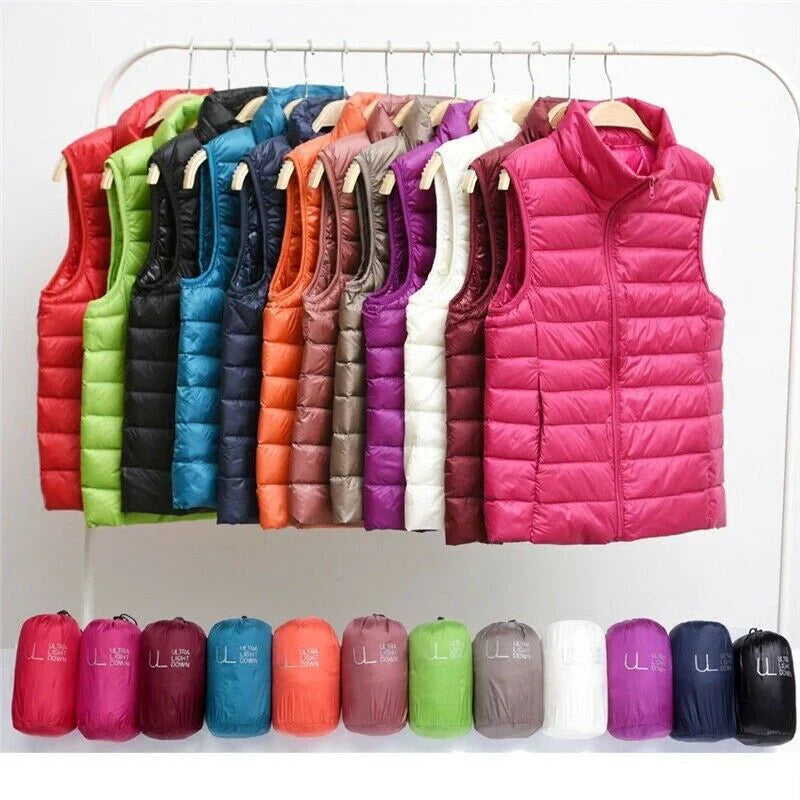 Women's Windbreaker Bodywarmer Zip Front - VibreMode