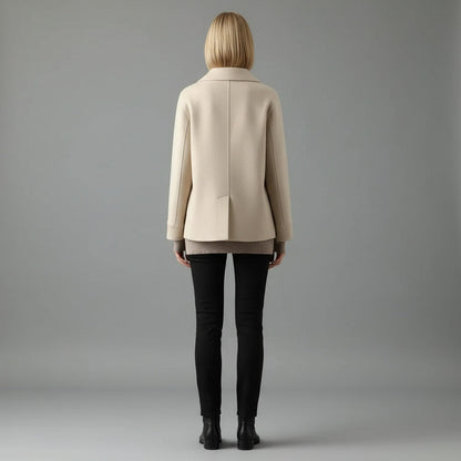 Warm Women's Button Down Winter Coat