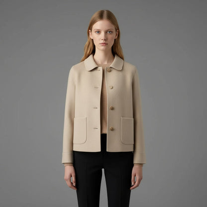 Warm Women's Button Down Winter Coat