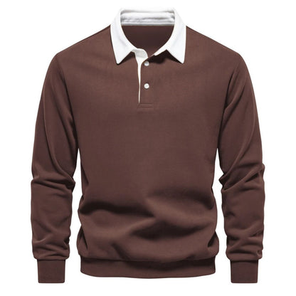 Men's Long Sleeve Turtleneck Sweater - VibreMode