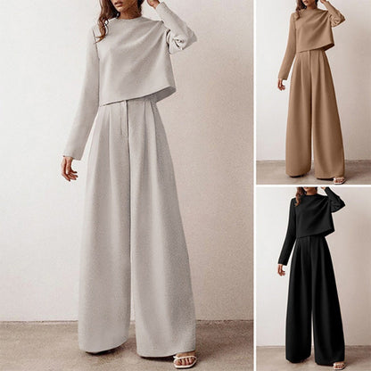 Women's Two Piece Palazzo Pants Set