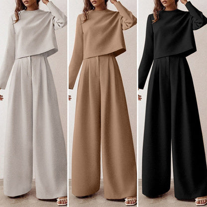 Women's Two Piece Palazzo Pants Set