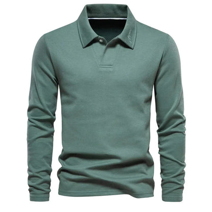 Men's Polo Sweater Casual Cotton Comfortable