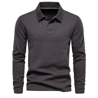 Men's Polo Sweater Casual Cotton Comfortable