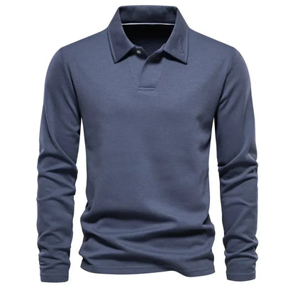 Men's Polo Sweater Casual Cotton Comfortable