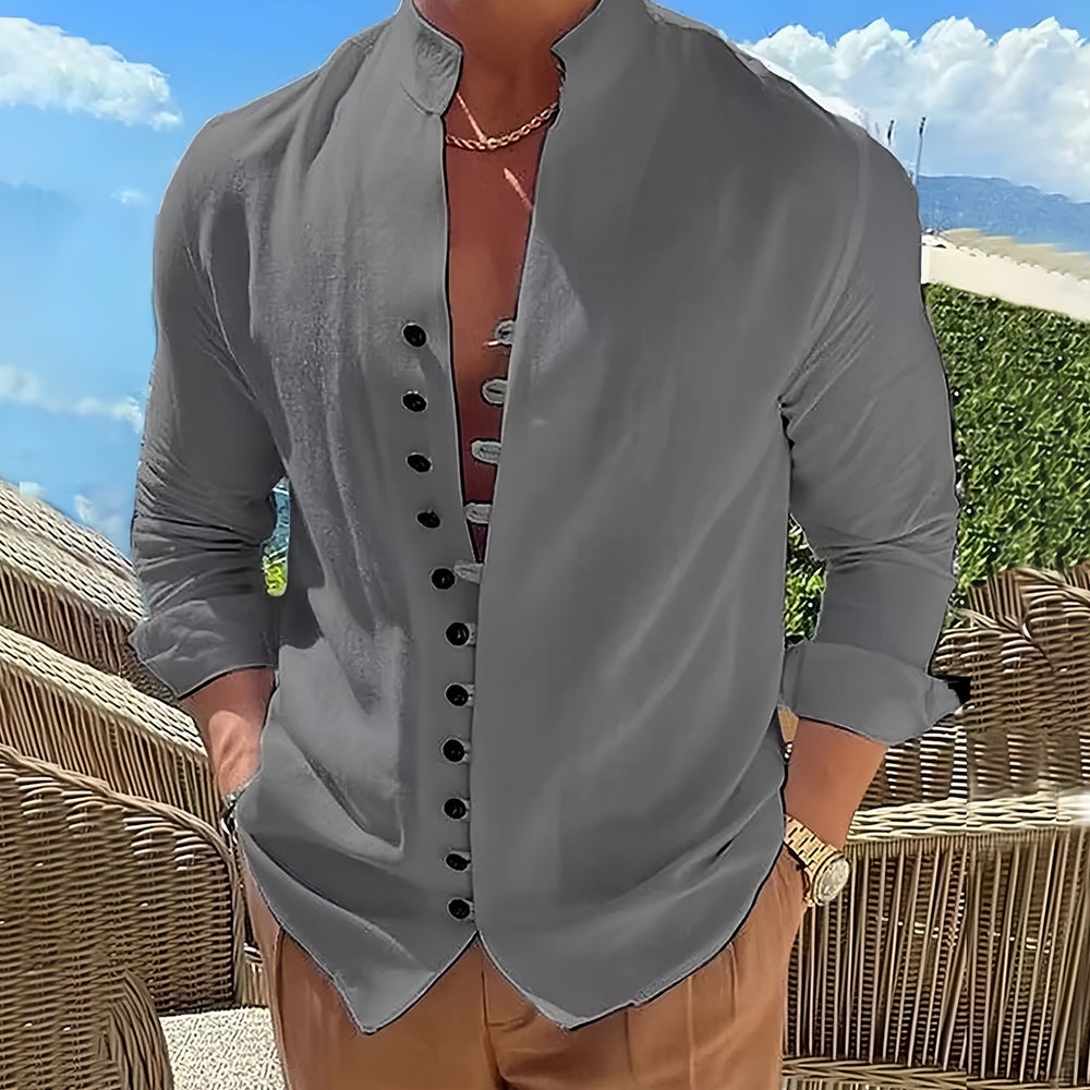 Cordoba Men's Linen Long Sleeve Shirt
