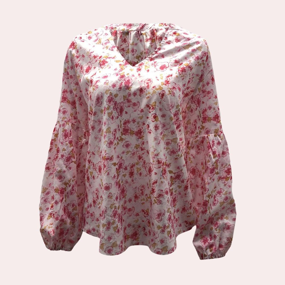 Women's Floral Blouse Casual Cotton